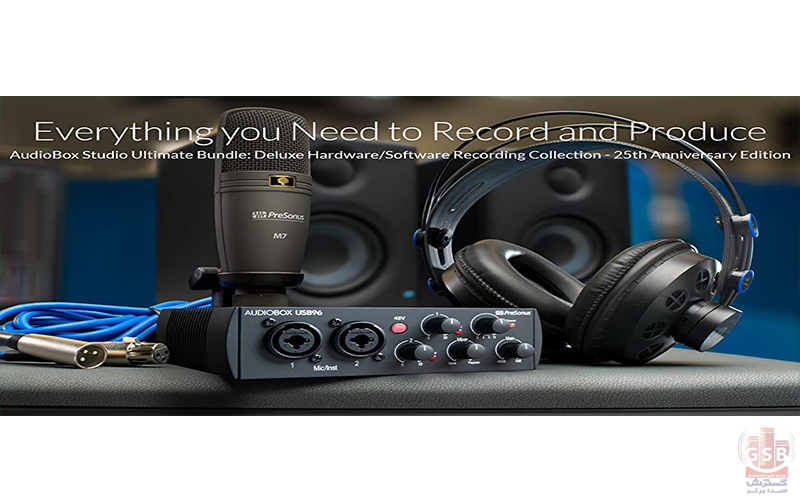 معرفی و برسی پک استودیویی پریسونوس  Presonus AudioBox 96 Studio Ultimate 25th