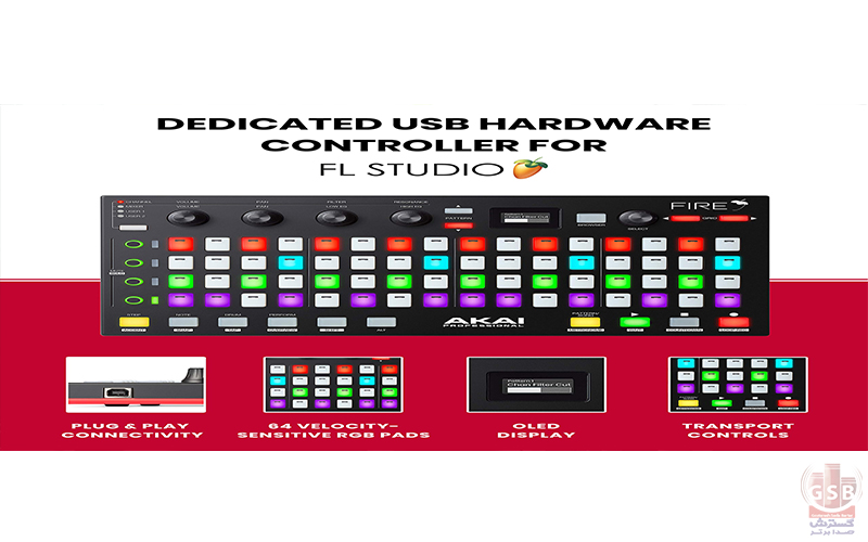 معرفی و بررسی میدی کنترلر آکایی Akai Fire NS