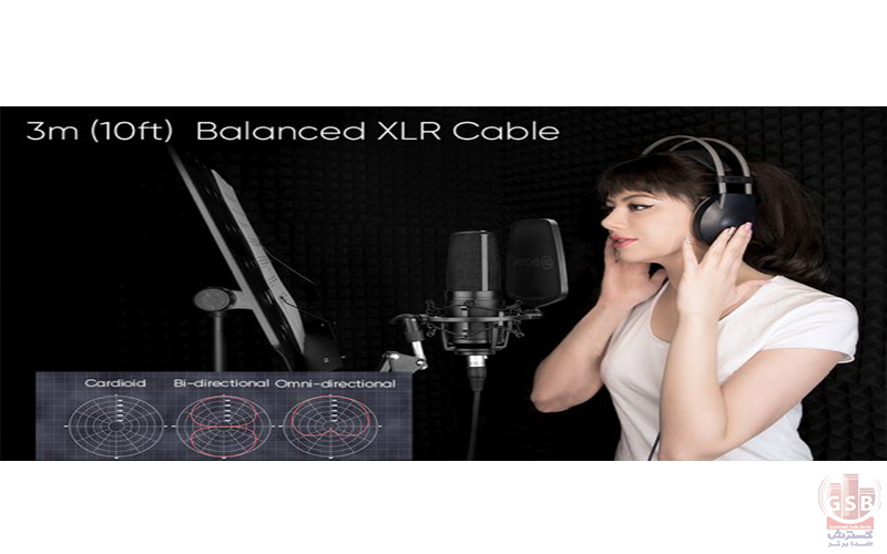 نمایندگی فروش میکروفن استودیویی بویا Boya BY-M1000