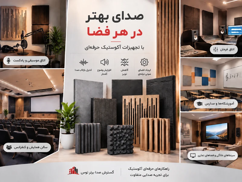 تجهیزات آکوستیک برای چه مکان هایی کاربرد دارد؟