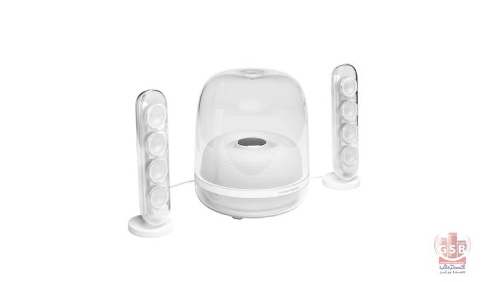 طراحی گنبدی شفاف اسپیکر هارمن کاردن SoundSticks 4