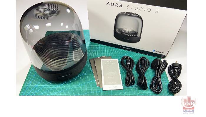 اقلام داخل جعبه اسپیکر هارمن کاردن Harman Kardon Aura Studio 3