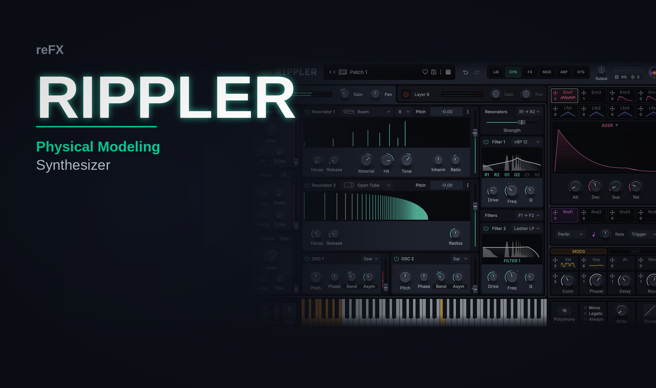 کمپانی reFX از سینتیسایزر Rippler رونمایی کرد!