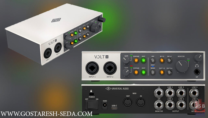 معرفی کارت صدای Volt 4 USB Audio Interface: