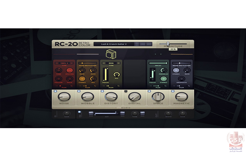 پلاگین XLN Audio's RC-20 Retro Color