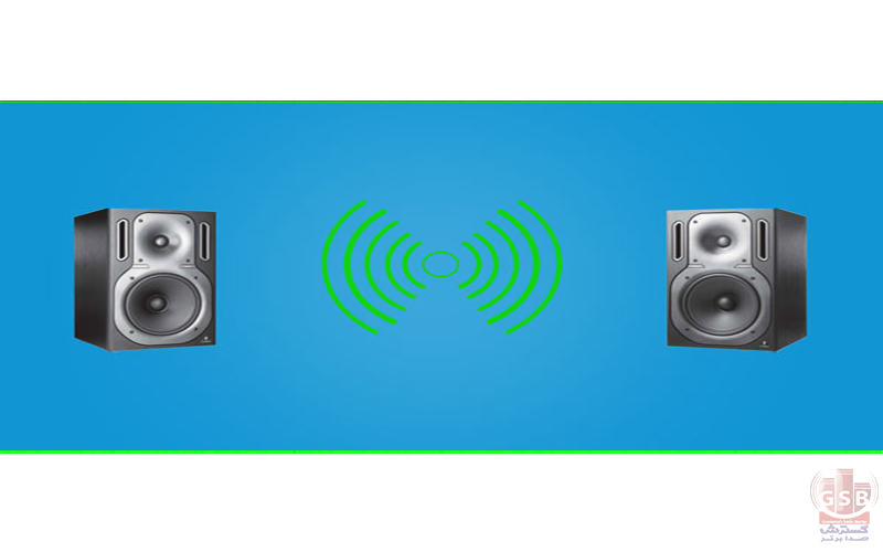 در تصویر زیر دو بلندگو یک منبع صدای مونو فانتوم را ایجاد می کنند.