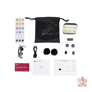 میکروفن بی سیم موبایل هالی لند Hollyland LARK M2 Duo USB-C