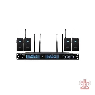میکروفن چهار کانال بی سیم هدمیک یقه ای ساندکو Soundco SU-4400 C