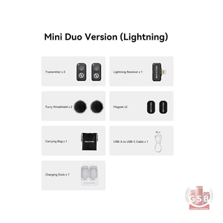 میکروفن بی سیم موبایل هالی لند HollyLand Lark A1 Mini Duo Lightning