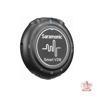 کارت صدا موبایل و میکروفن یقه ای سارامونیک Saramonic Smart V2m
