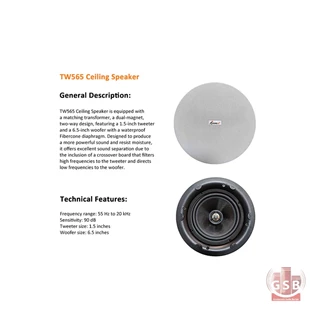 بلندگو سقفی ساندکو Soundco TW-565 