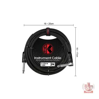 کابل رابط کرلین Kirlin IP-242BC/BK Instrument Cable 