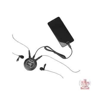 کارت صدا موبایل و میکروفن یقه ای سارامونیک Saramonic Smart V2m