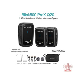 میکروفن بیسیم موبایل سارامونیک Saramonic Blink500 ProX Q20