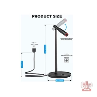 میکروفن یو اس بی رومیزی بویا Boya BY-CM1