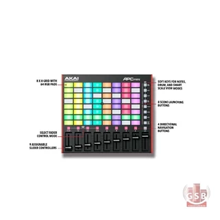 کنترلر نرم افزار آکایی AKAI APC MINI MKII