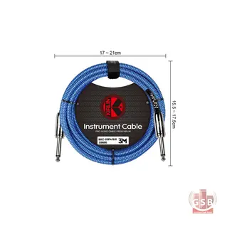 کابل رابط کرلین Kirlin IWCC-201PN /BLA Instrument Cable 