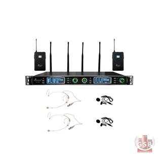 میکروفن دوکانال بی سیم دستی ساندکو Soundco SU-6200 H