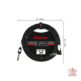 کابل رابط کرلین Kirlin LGI-202/BK Instrument Cable 