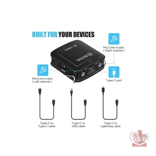 میکروفن باسیم یقه ای موبایل بویا Boya BY-DM20