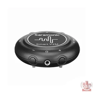 کارت صدا موبایل و میکروفن یقه ای سارامونیک Saramonic Smart V2m