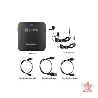 میکروفن باسیم یقه ای موبایل بویا Boya BY-DM20