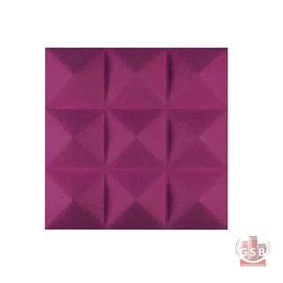 عایق نمدی وول پنل مدل اهرام 60×60