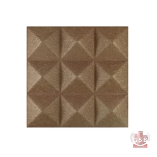 عایق نمدی وول پنل مدل اهرام 60×60