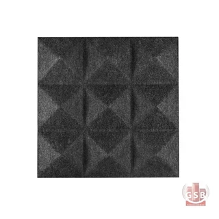 عایق نمدی وول پنل مدل اهرام 60×60