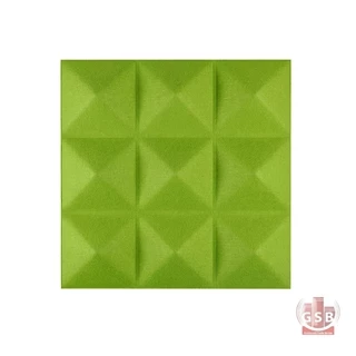 عایق نمدی وول پنل مدل اهرام 60×60