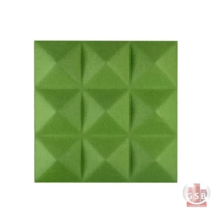 عایق نمدی وول پنل مدل اهرام 60×60