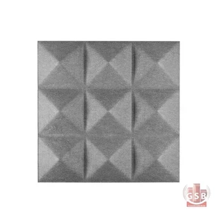 عایق نمدی وول پنل مدل اهرام 60×60