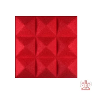 عایق نمدی وول پنل مدل اهرام 60×60