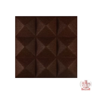 عایق نمدی وول پنل مدل اهرام 60×60