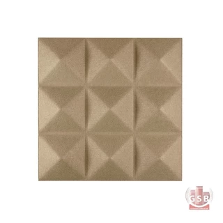 عایق نمدی وول پنل مدل اهرام 60×60